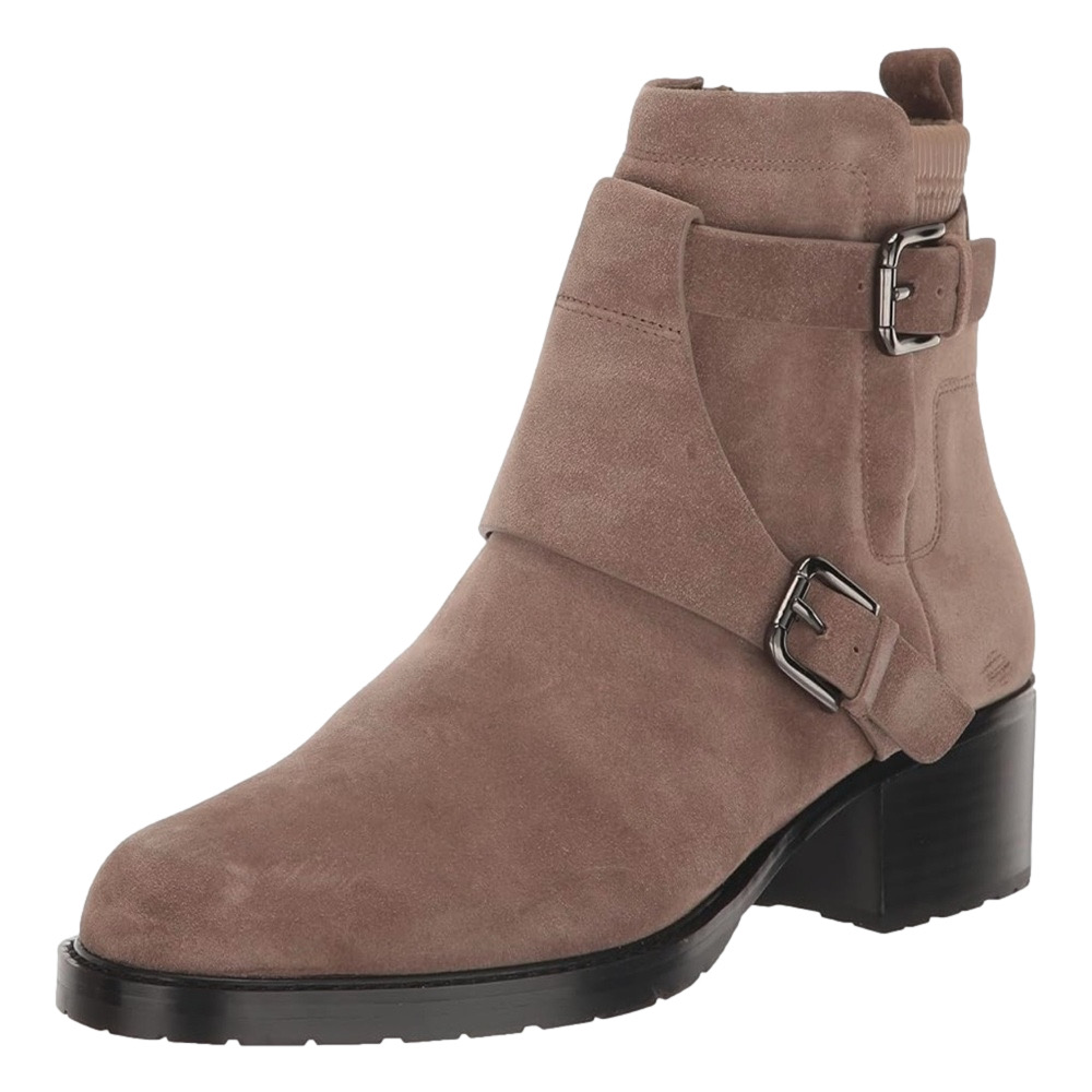 Women's Parvani Oily Suede Ankle Boots - Taupe size 11 NWOT leather upper…